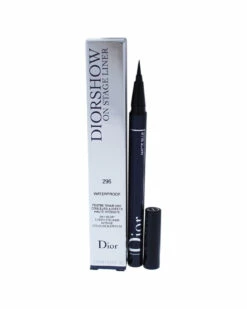 Dior 0.01oz #296 Matte Blue Diorshow On Stage Waterproof Liquid Eyeliner Women Face & Eye Makeup