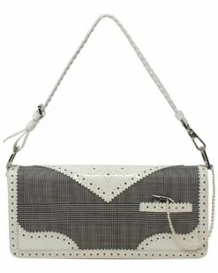 Dior Limited Edition Grey Canvas John Galliano Shoulder Bag (Authentic Pre- Owned) Women Shoulder Bags