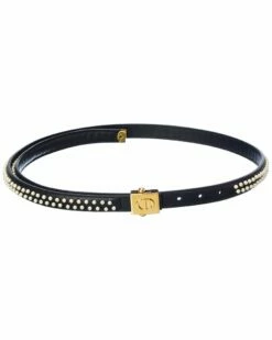 Dior Studded Leather Belt Women Belts