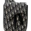 Dior Blue Diorissimo Canvas Saddle Bag (Authentic Pre-Owned) Women Shoulder Bags
