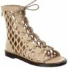 Dior D-Trap Leather Sandal Women Flat Sandals