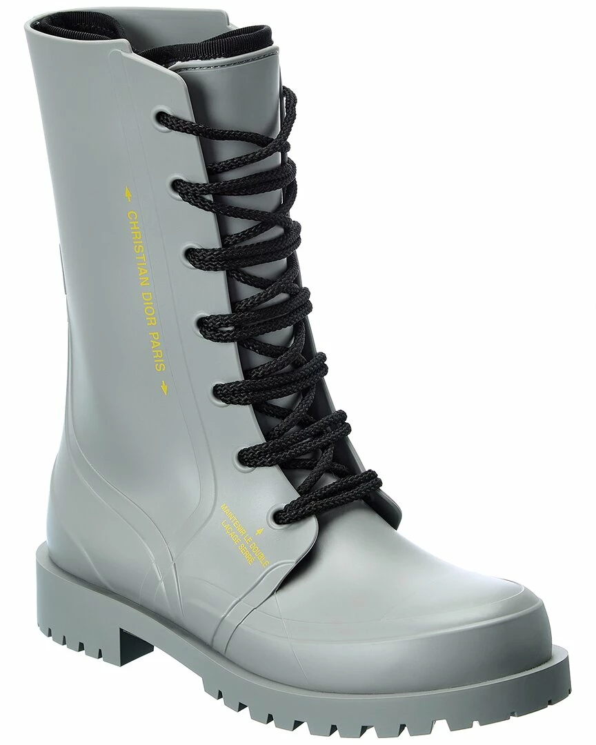Dior Diorcamp Rubber Combat Boot Women Boots