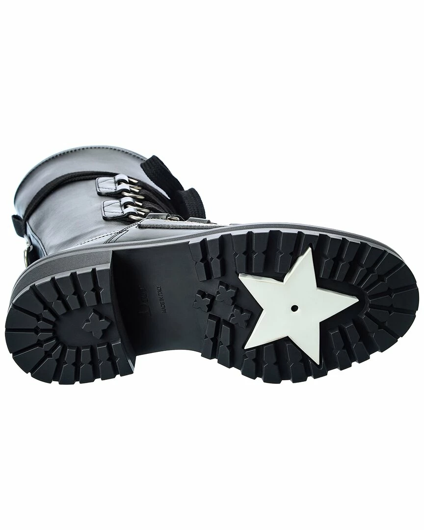 Dior D-Fight Leather Boot Women Boots - Image 4