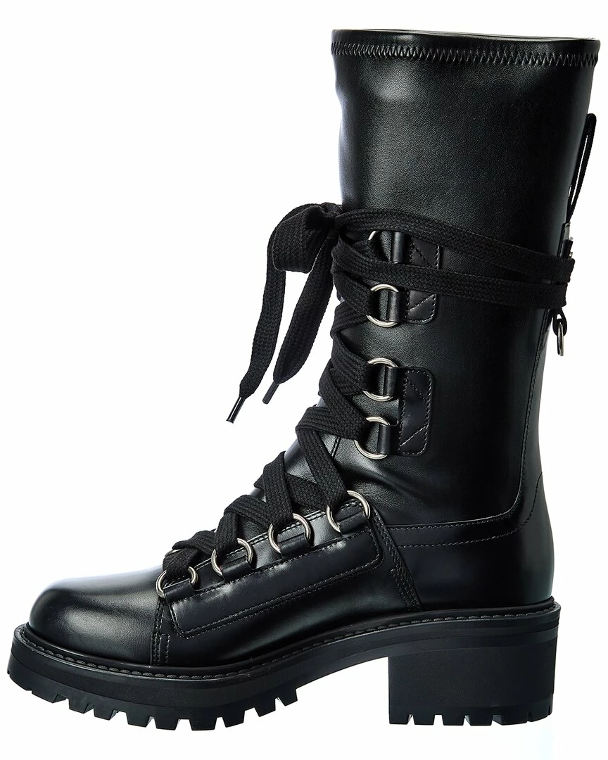 Dior D-Fight Leather Boot Women Boots - Image 2