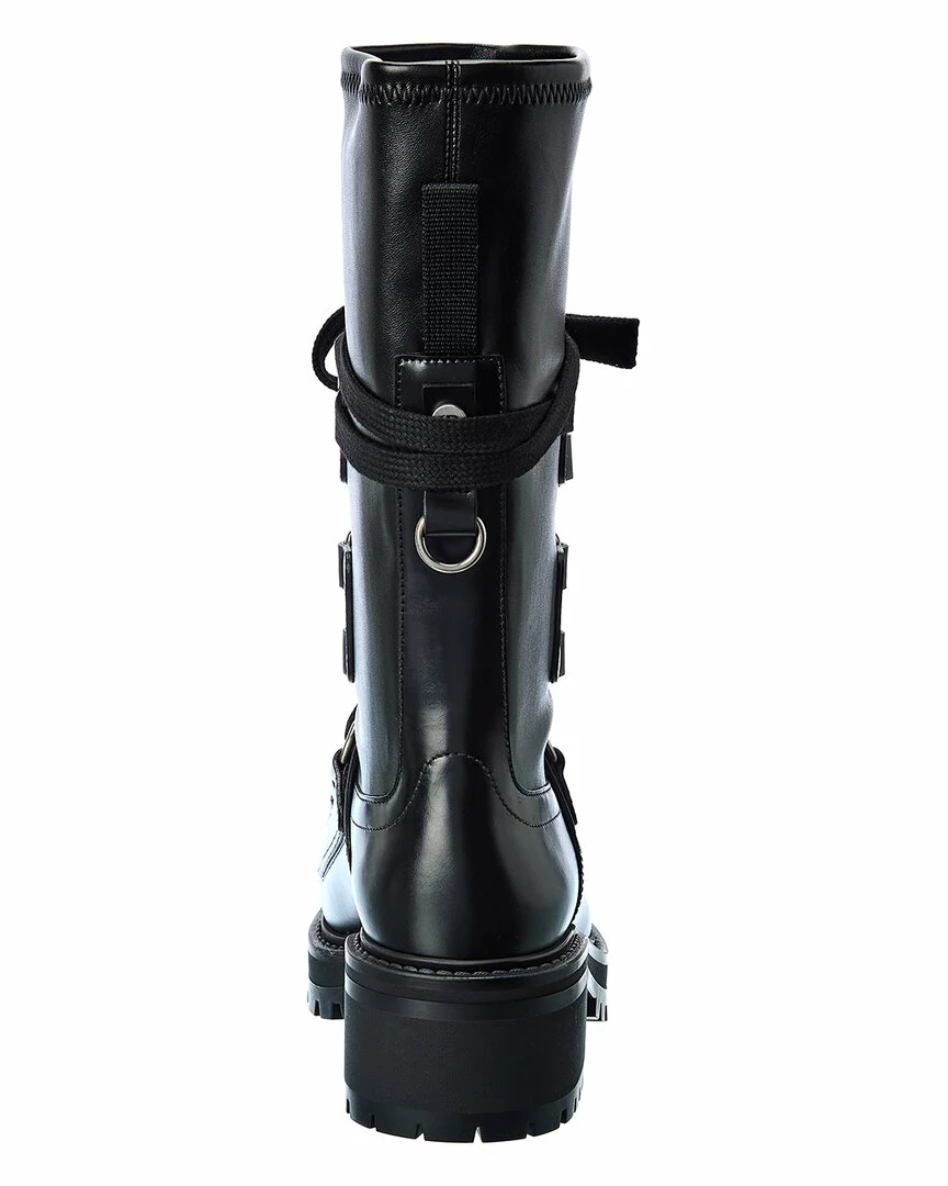 Dior D-Fight Leather Boot Women Boots - Image 3