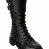 Dior D-Trap Leather Boot Women Boots