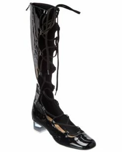 Dior Diorarty Patent Boot Women Boots