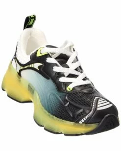 Dior Vibe Leather-Trim Sneaker Women Fashion Sneakers