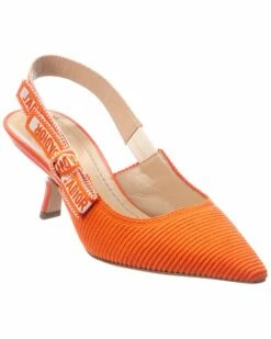 Dior J'Adior Canvas Slingback Pump Women Pumps