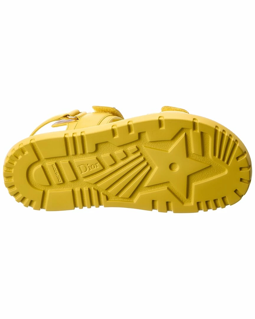 Dior Dioract Leather Sandal Women Flat Sandals - Image 4