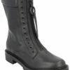 Dior Leather Boot Women Boots Black