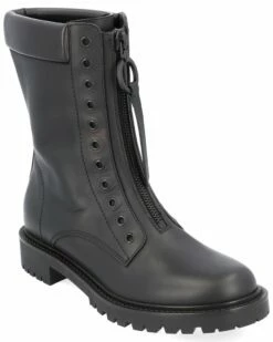 Dior Leather Boot Women Boots Black