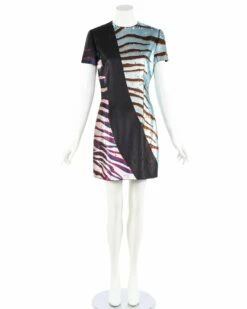 Dior Printed Sequin Silk Mini Dress, Size FR 42 (Authentic Pre-Owned) Women Dresses