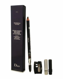 Dior 0.04oz #453 Soft Brown Powder Eyebrow Pencil With Brush & Sharpener Women Face & Eye Makeup
