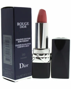 Dior 0.12oz #263 Hasard Rouge Couture Colour Comfort & Wear Lipstick Women Lip & Cheek Makeup