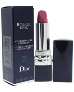 Dior 0.12oz #277 Osee Rouge Couture Colour Comfort & Wear Lipstick Women Lip & Cheek Makeup