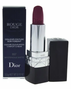 Dior 0.12oz Mysterious Matte Rouge Dior Couture Colour Comfort & Wear Lipstick Women Lip & Cheek Makeup