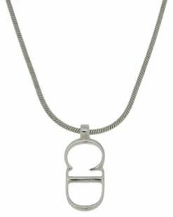 Dior CD Logo Pendant Necklace (Authentic Pre-Owned) Women Necklaces