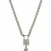 Dior Lock & Key Pendant Necklace (Authentic Pre-Owned) Women Necklaces