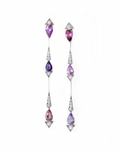 Dior 18K 4.39 Ct. Tw. Diamond & Gemstone Earrings Women